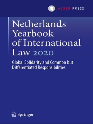 cover image of Netherlands Yearbook of International Law 2020